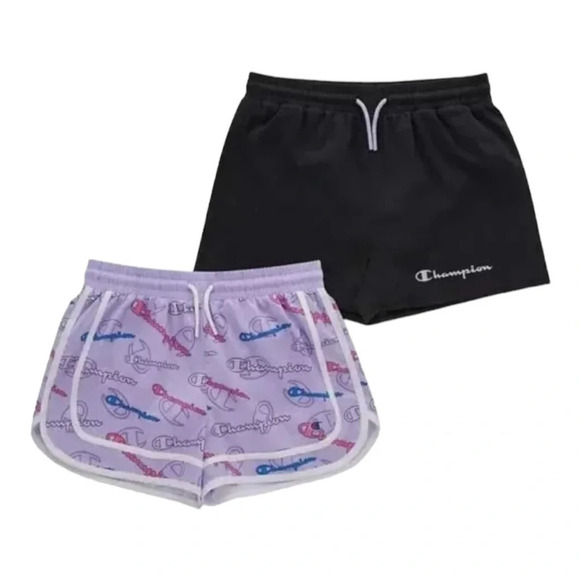 Champion Girls 2 Pack of Shorts Sizes 10/12 & 14/16 - Picture 3 of 6
